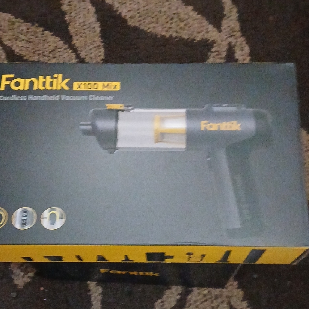 Cordless Handheld Vacuum Cleaner - Black and Yellow